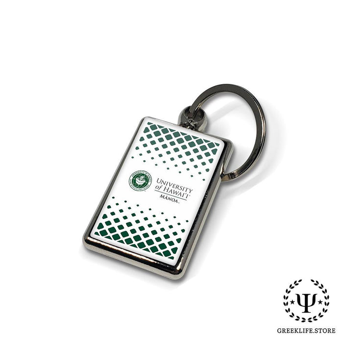 University of Hawaii MANOA Keychain Rectangular