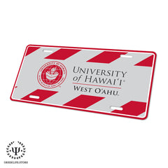 University of Hawaii WEST O'AHU Decorative License Plate