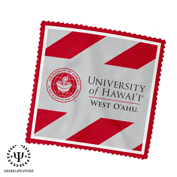 University of Hawaii WEST O'AHU Eyeglass Cleaner & Microfiber Cleaning Cloth