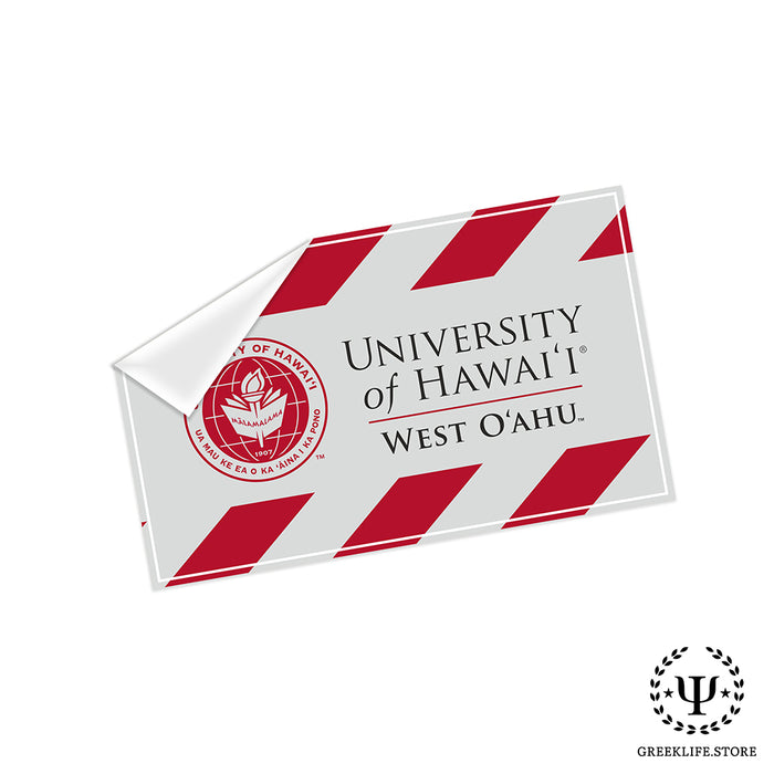 University of Hawaii WEST O'AHU Decal Sticker