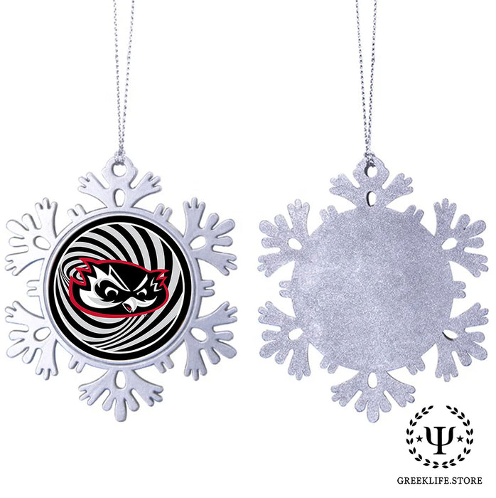 University of Hawaii WEST O'AHU Christmas Ornament - Snowflake Metal