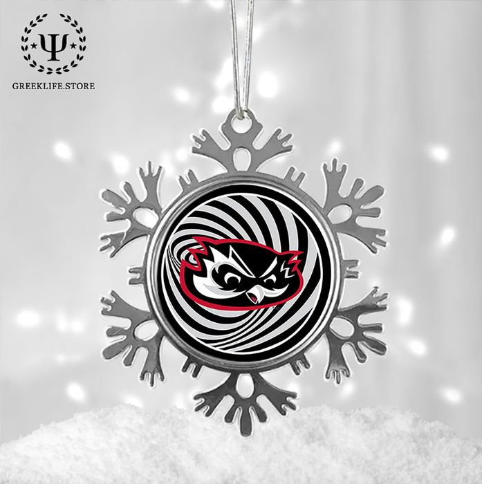 University of Hawaii WEST O'AHU Christmas Ornament - Snowflake Metal