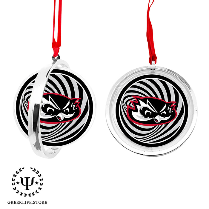 University of Hawaii WEST O'AHU Christmas Reversible Flat Round Ornament