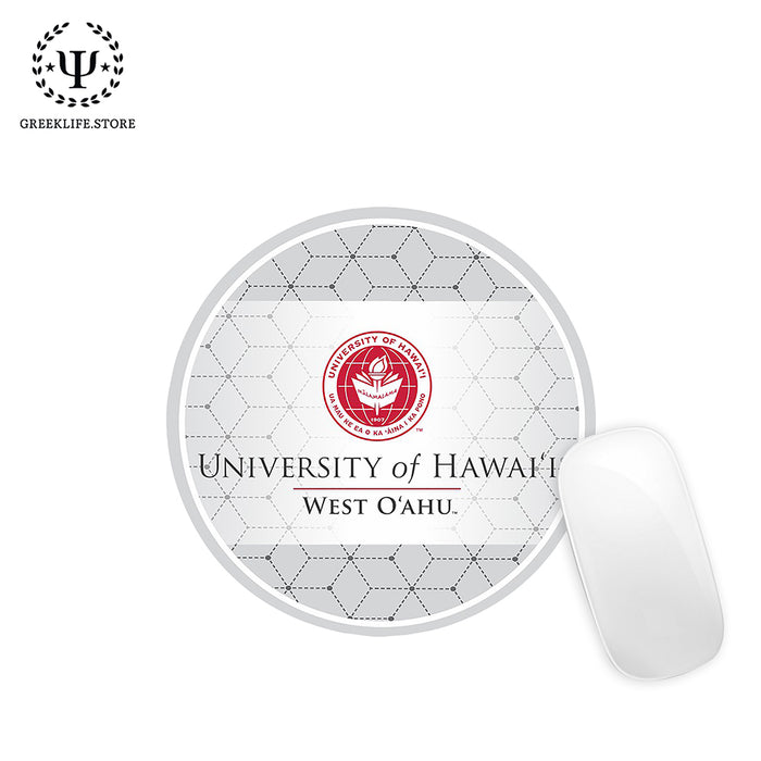 University of Hawaii WEST O'AHU Mouse Pad Round