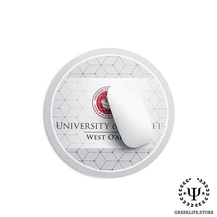 University of Hawaii WEST O'AHU Mouse Pad Round