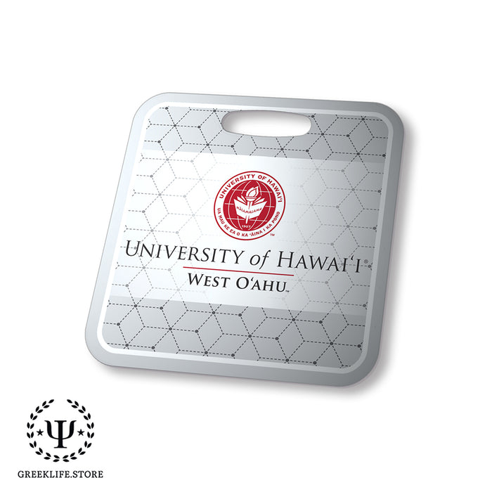 University of Hawaii WEST O'AHU Luggage Bag Tag (square)