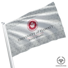 University of Hawaii WEST O'AHU Luggage Bag Tag (round)