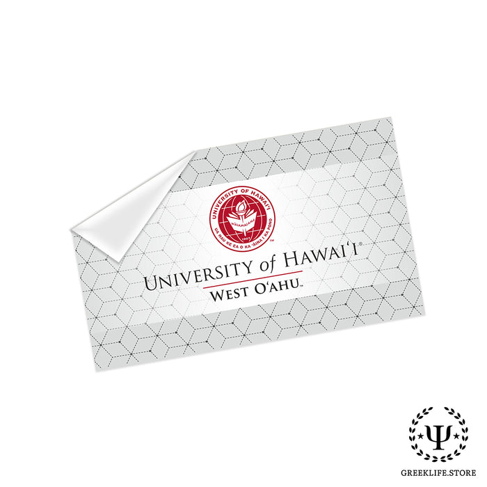 University of Hawaii WEST O'AHU Decal Sticker