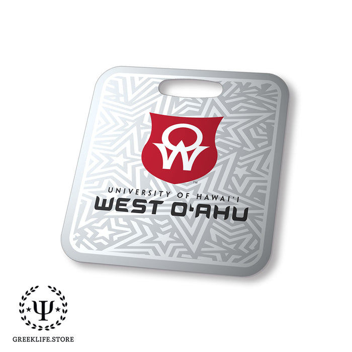 University of Hawaii WEST O'AHU Luggage Bag Tag (square)