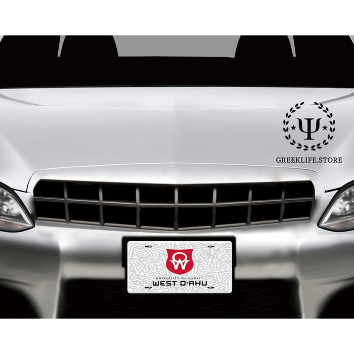 University of Hawaii WEST O'AHU Decorative License Plate