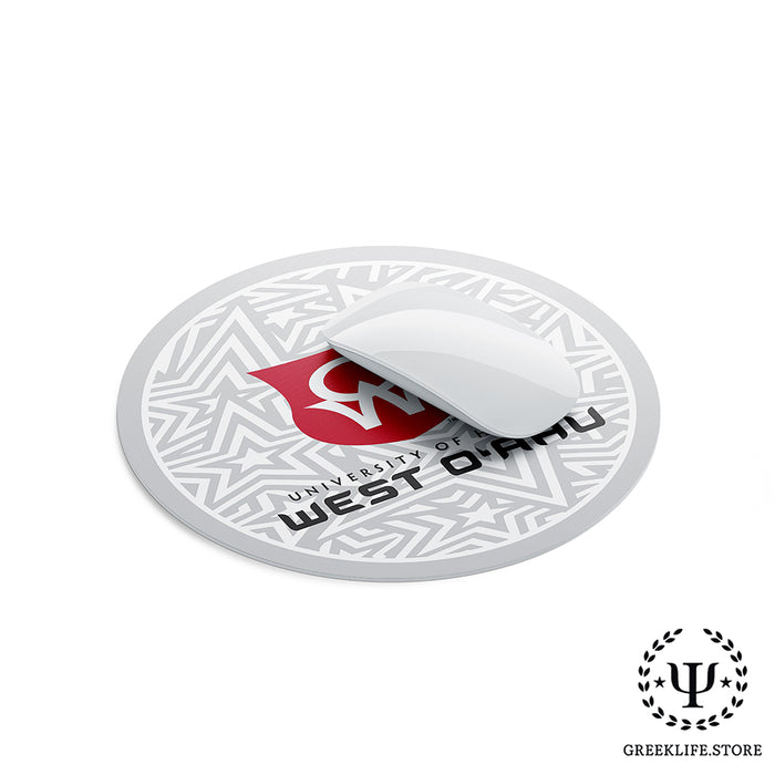 University of Hawaii WEST O'AHU Mouse Pad Round