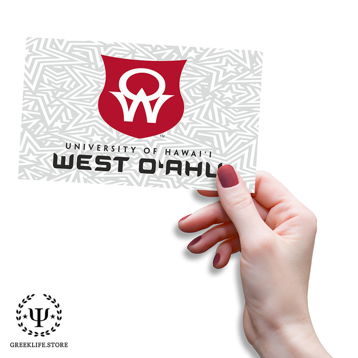 University of Hawaii WEST O'AHU Decal Sticker