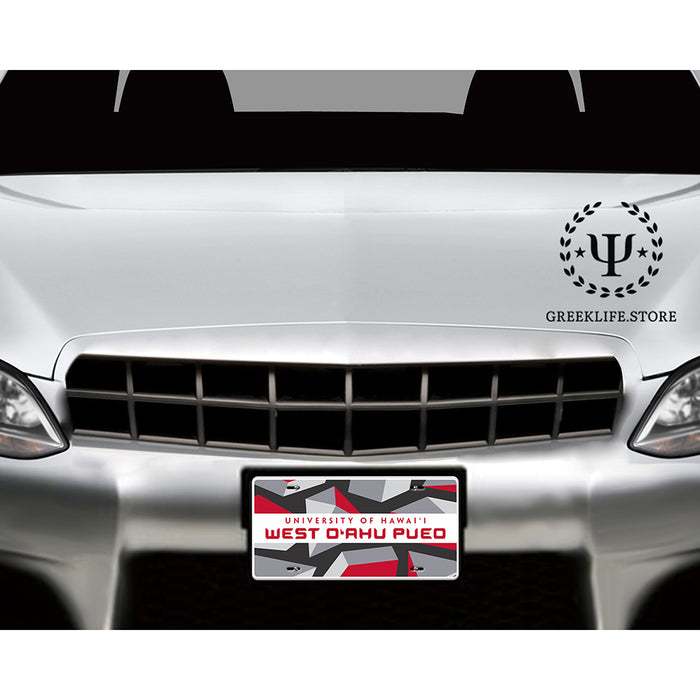 University of Hawaii WEST O'AHU Decorative License Plate