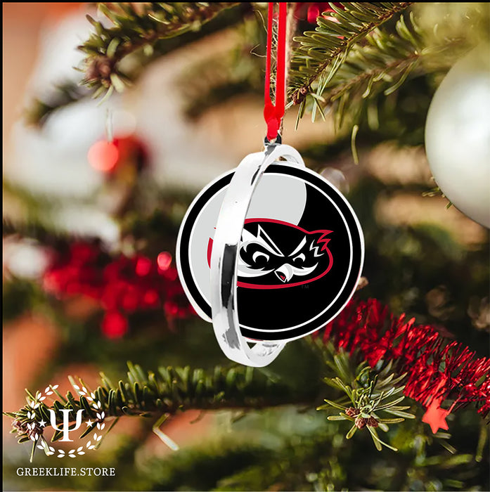 University of Hawaii WEST O'AHU Christmas Reversible Flat Round Ornament