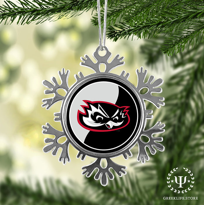 University of Hawaii WEST O'AHU Christmas Ornament - Snowflake Metal