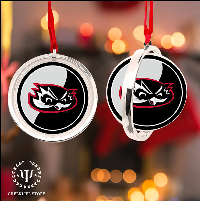 University of Hawaii WEST O'AHU Christmas Reversible Flat Round Ornament