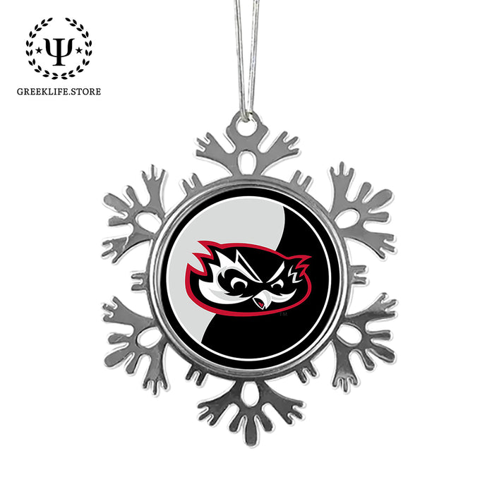 University of Hawaii WEST O'AHU Christmas Ornament - Snowflake Metal