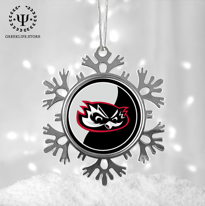 University of Hawaii WEST O'AHU Christmas Ornament - Snowflake Metal