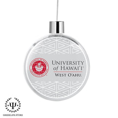 University of Hawaii WEST O'AHU Keychain Rectangular