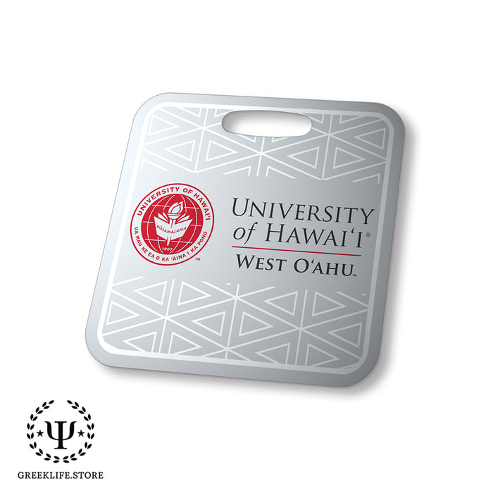 University of Hawaii WEST O'AHU Luggage Bag Tag (square)