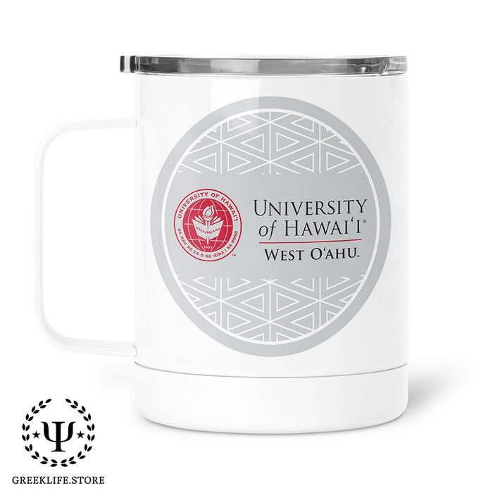 University of Hawaii WEST O'AHU Stainless Steel Travel Mug 13 OZ