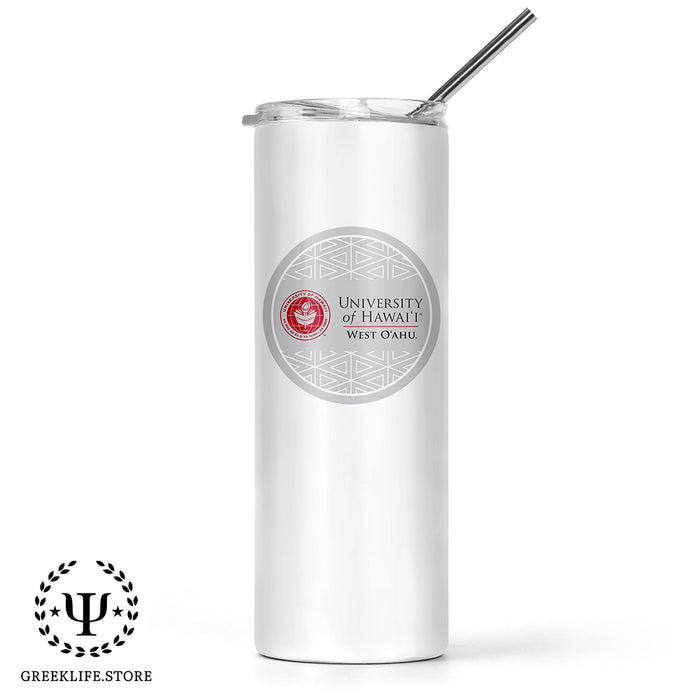 University of Hawaii WEST O'AHU Stainless Steel Skinny Tumbler 20 OZ