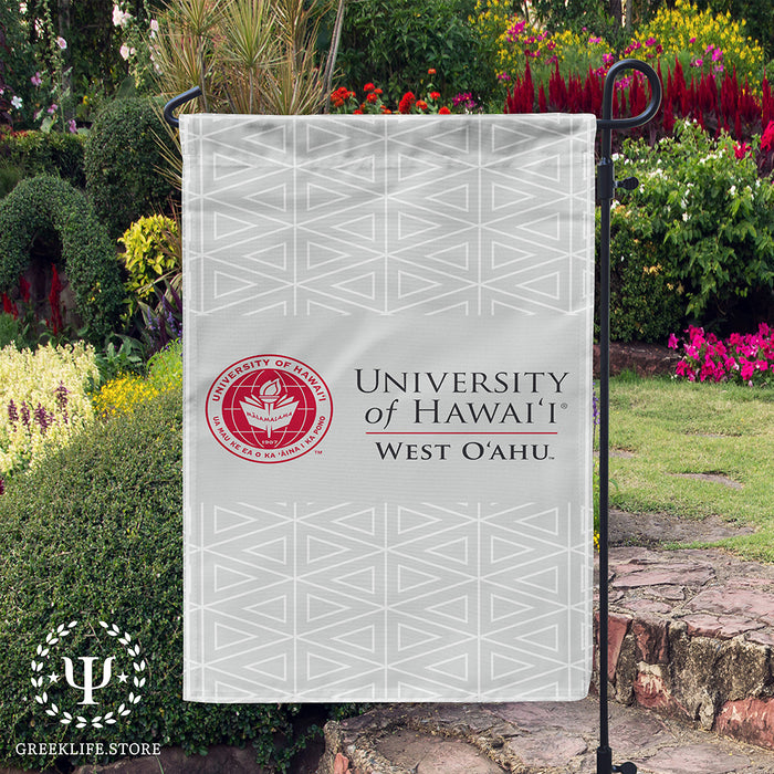 University of Hawaii WEST O'AHU Garden Flags