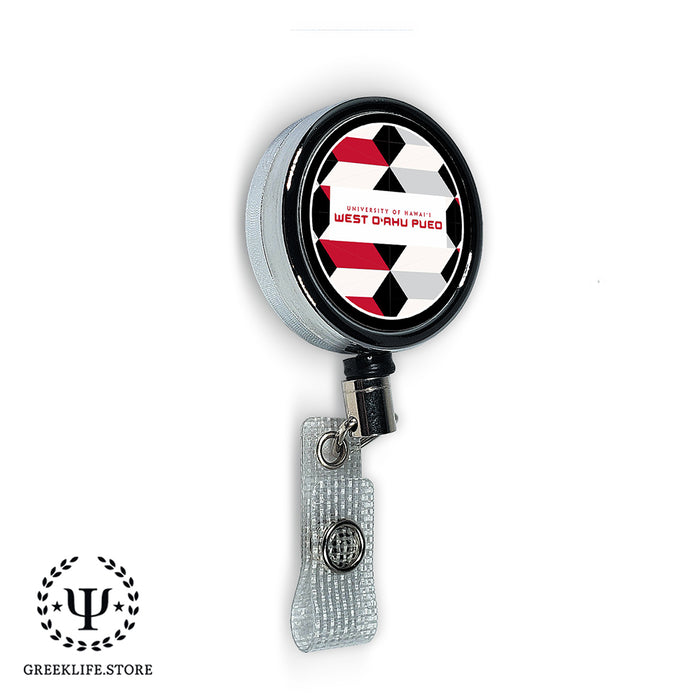 University of Hawaii WEST O'AHU Badge Reel Holder