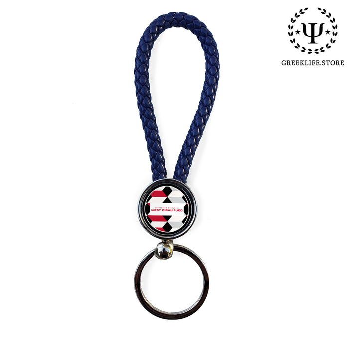 University of Hawaii WEST O'AHU Key chain round