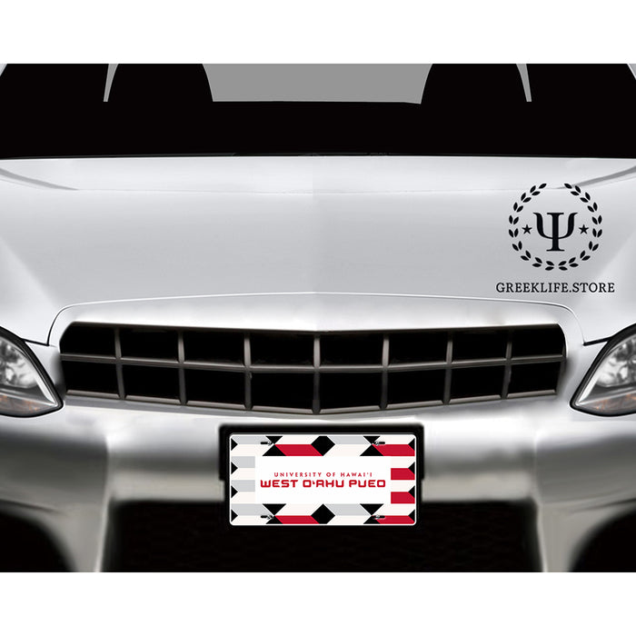 University of Hawaii WEST O'AHU Decorative License Plate