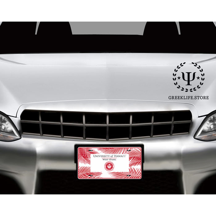 University of Hawaii WEST O'AHU Decorative License Plate