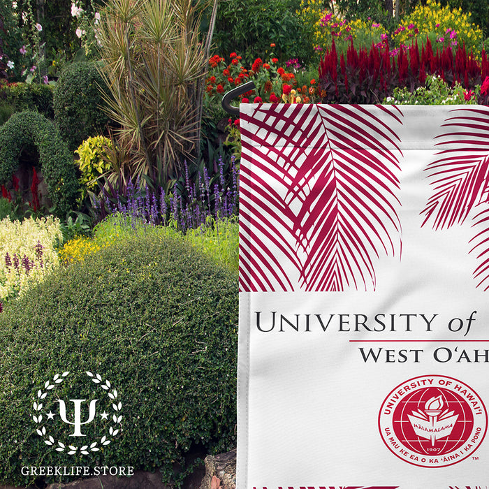 University of Hawaii WEST O'AHU Garden Flags