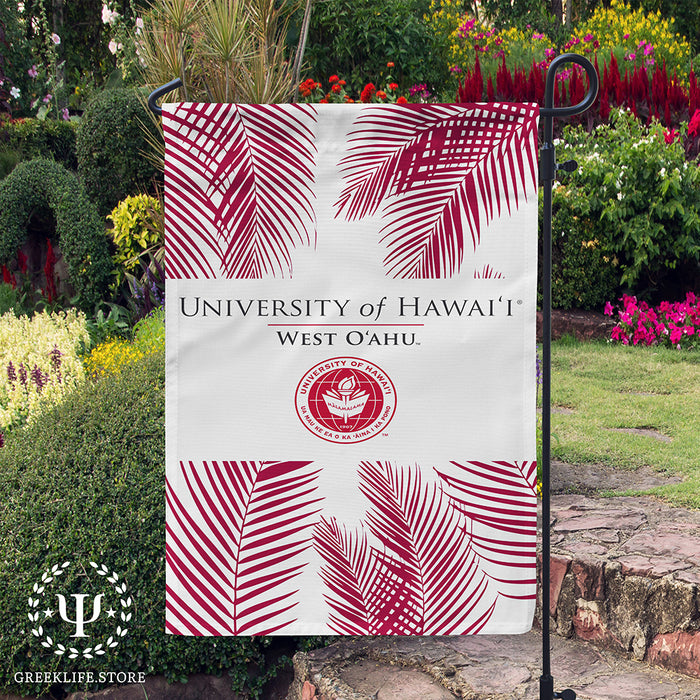 University of Hawaii WEST O'AHU Garden Flags