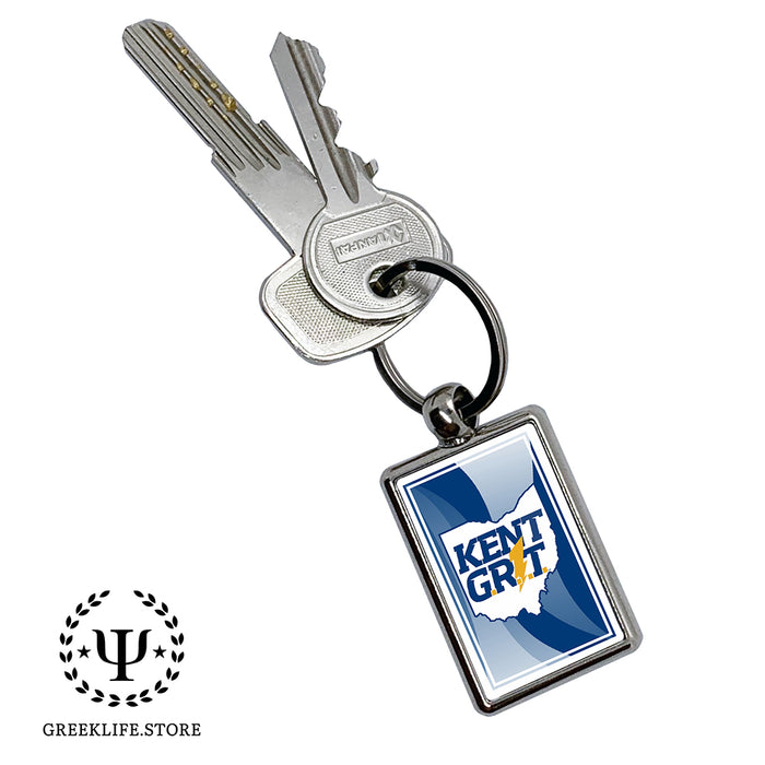 Kent State University Keychain Rectangular