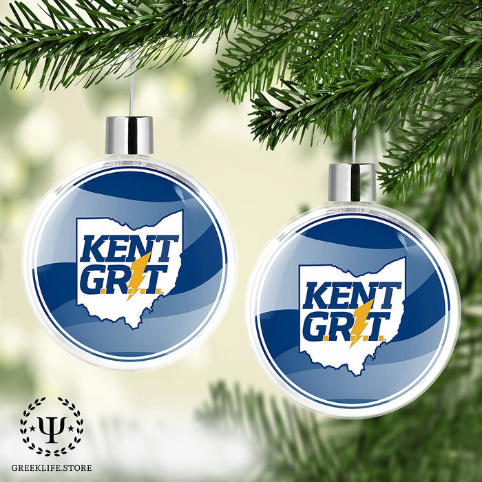 Kent State University Christmas Ornament Flat Round