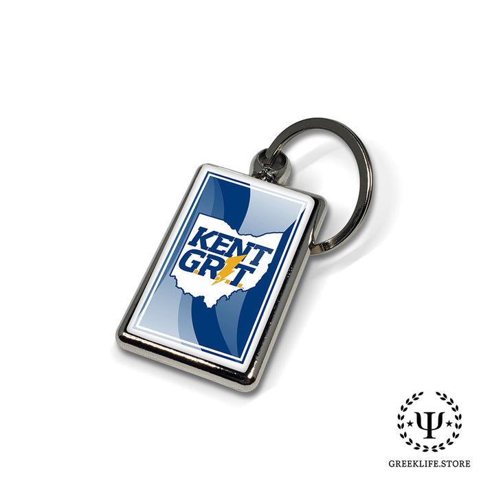 Kent State University Keychain Rectangular