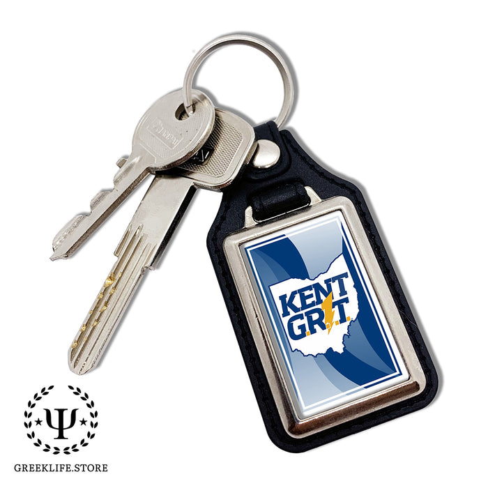 Kent State University Keychain Rectangular