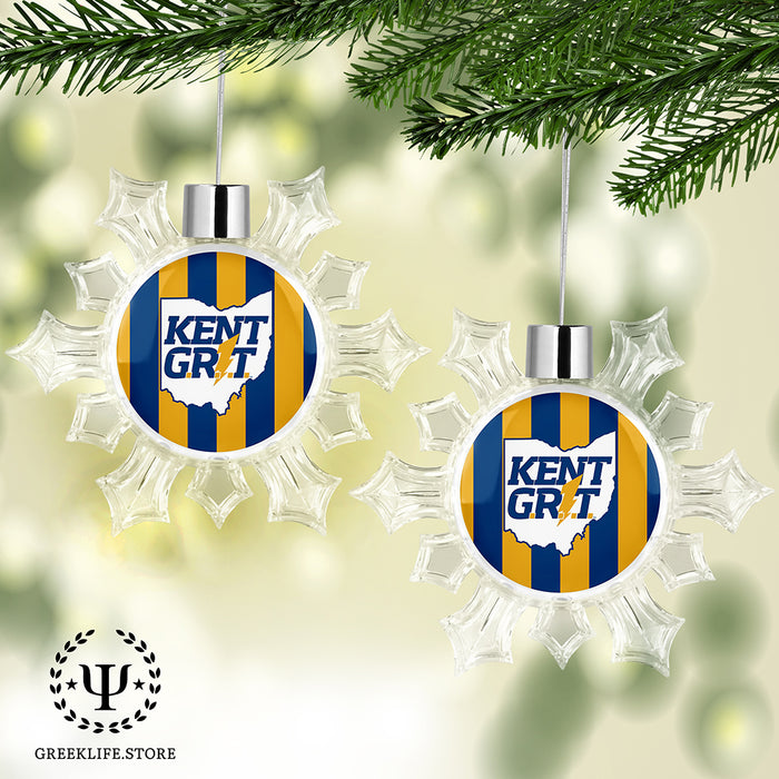 Kent State University Christmas Ornament - Snowflake