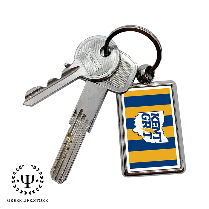 Kent State University Keychain Rectangular