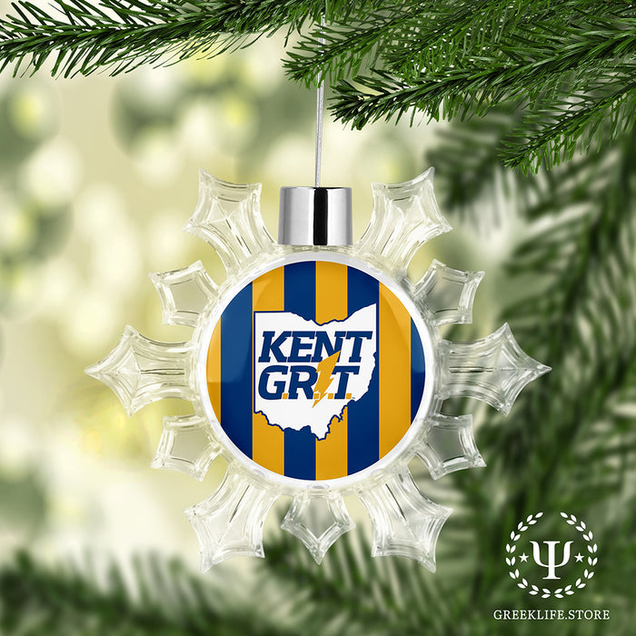 Kent State University Christmas Ornament - Snowflake