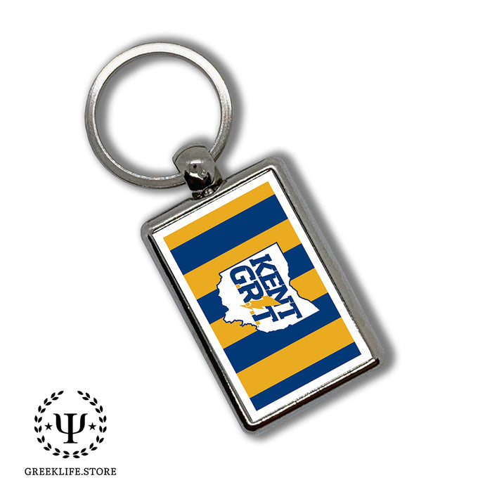 Kent State University Keychain Rectangular