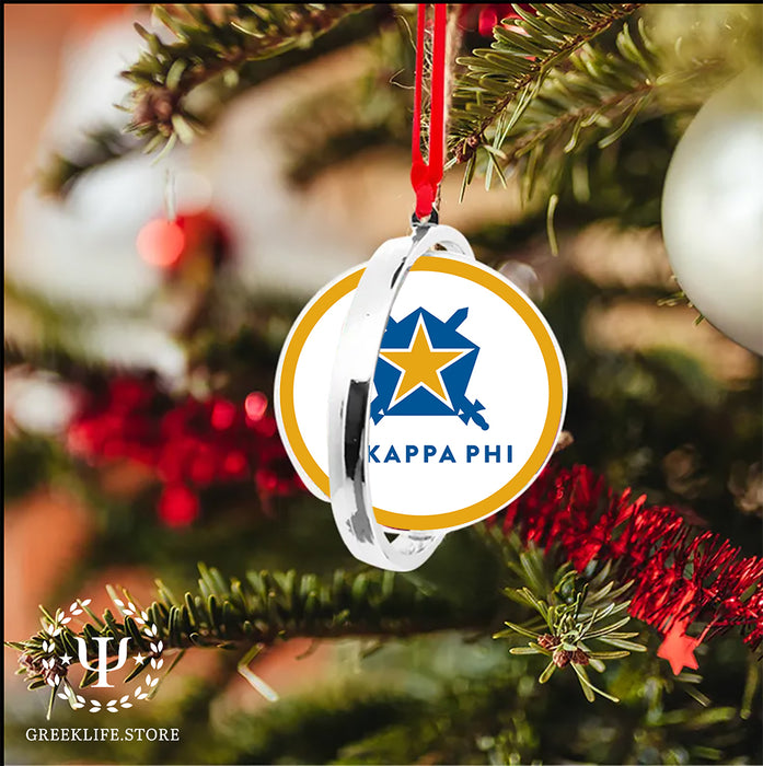 Pi Kappa Phi Christmas Reversible Flat Round Ornament