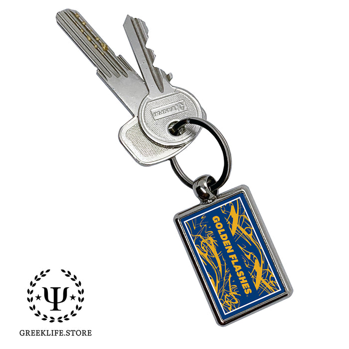 Kent State University Keychain Rectangular