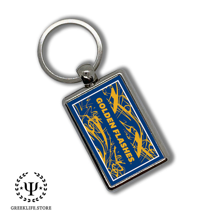 Kent State University Keychain Rectangular