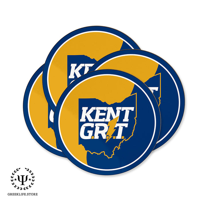 Kent State University Beverage coaster round (Set of 4)