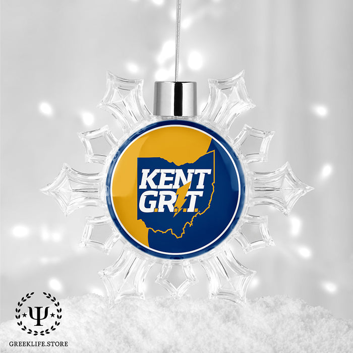 Kent State University Christmas Ornament - Snowflake