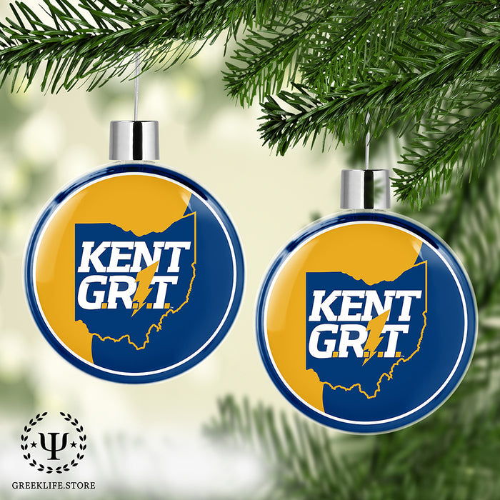 Kent State University Christmas Ornament Flat Round