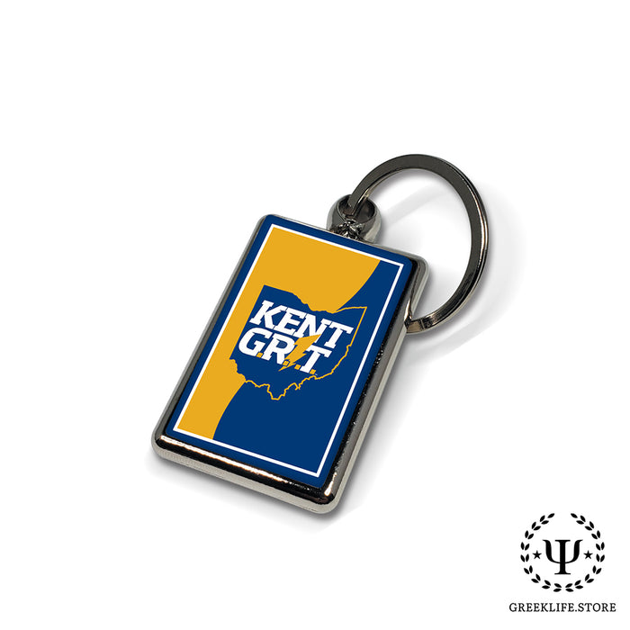 Kent State University Keychain Rectangular