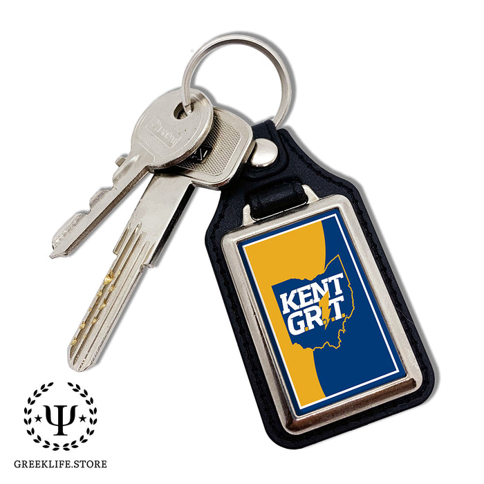 Kent State University Keychain Rectangular