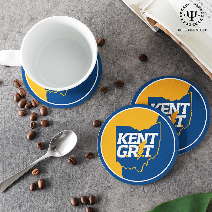 Kent State University Beverage coaster round (Set of 4)